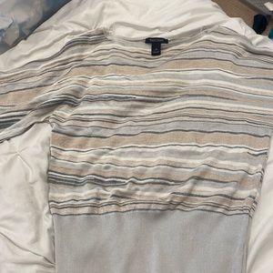 White house Black market, S, cream & grey
